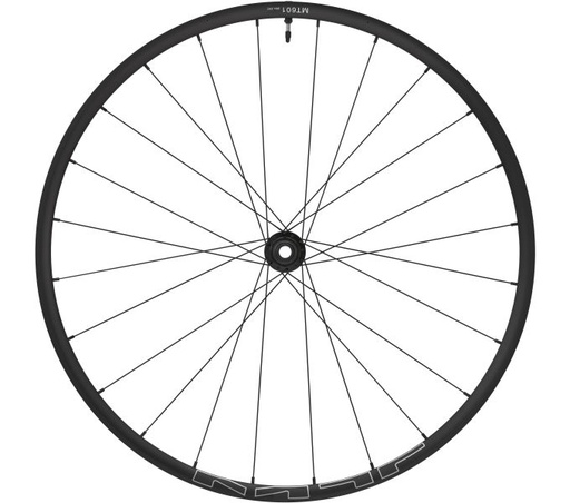 [#PL-EWHMT601LFEBD9B] SHIMANO WHEEL, WH-MT601-B-29, FRONT, RIM:29, 24H F:15MM E-THRU TUBELESS OLD:110M