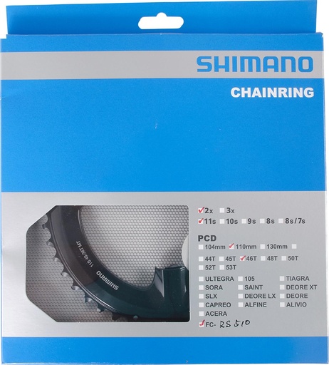 [#PL-Y1WF98060] SHIMANO FC-RS510 46T-MT