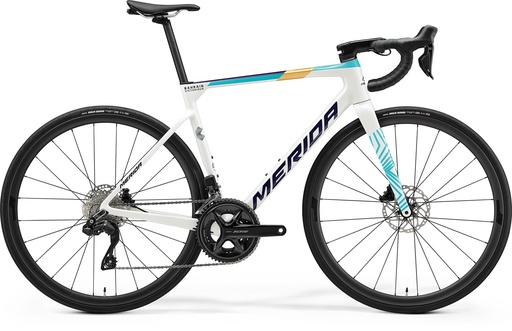 [#BF-2503973] MERIDA SCULTURA 6000 V3 GYÖNGYFEHÉR (KÉK-TEAM)