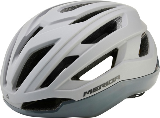 [#BF-A2277000197] Fejvédő MERIDA APEX matt szürke/fényes szürke