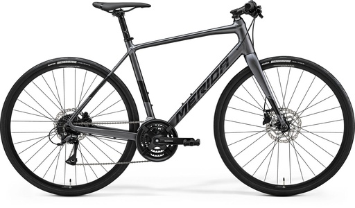 [#BF-2500320] MERIDA SPEEDER 100 III1 M SELYEM SÖTÉTEZÜST (FEKETE)