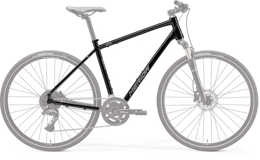 [#BF-2503881] VÁZ MERIDA CROSSWAY 300 III2 FÉNYES FEKETE (EZÜST)