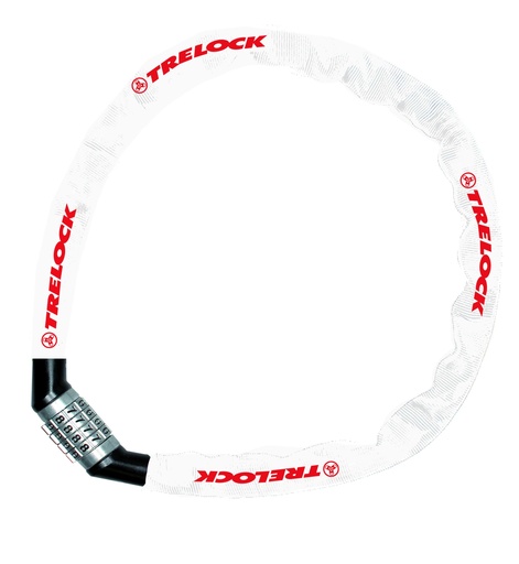 [#BL-183538] Trelock BC 115 Code számzáras láncos zár [fehér, 60 cm]