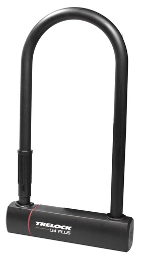 [#BL-192489] Trelock U4 Plus kulcsos U-lakat [fekete, 230 mm]