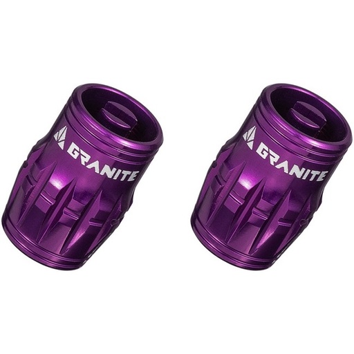 [#BL-243331] Granite Juicy Nipple Schrader szelepsapka (2 pár) [lila]