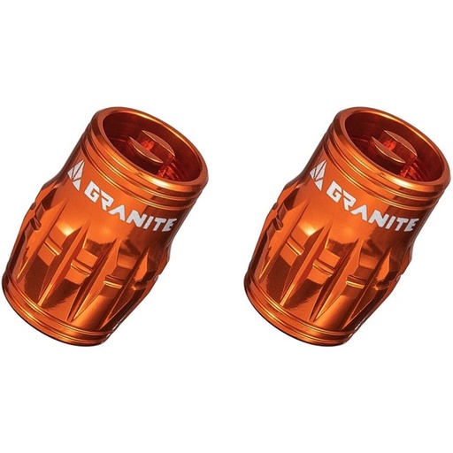 [#BL-243330] Granite Juicy Nipple Schrader szelepsapka (2 pár) [narancs]