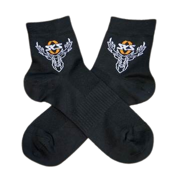 [#BL-245051] SKS-Germany Deer zokni [fekete-fehér-narancs, 47-50]