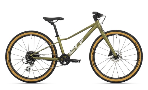 [#BL-210878] Superior F.L.Y. 24 DB 24"-os kerékpár [11", matt oliva-króm]