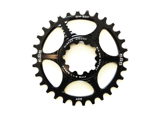 [#BL-159069] a2Z DM-30T Sram GXP Direct Mount lánctányér [fekete, 30]