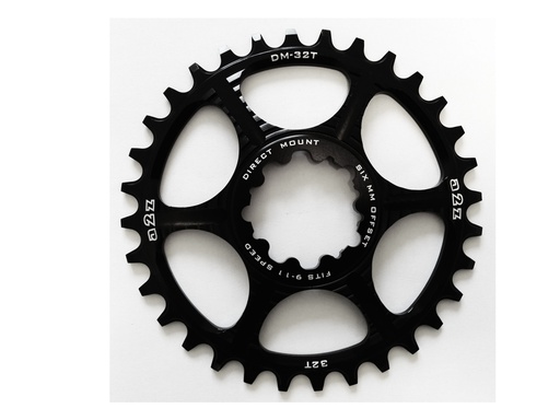 [#BL-159070] a2Z DM-32T Sram GXP Direct Mount lánctányér [fekete, 32]