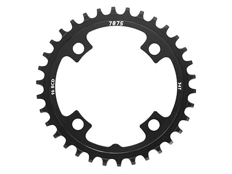 [#BL-166572] Sunrace CRMX Narrow Wide 4 furatos szimmetrikus lánctányér [fekete, 38]