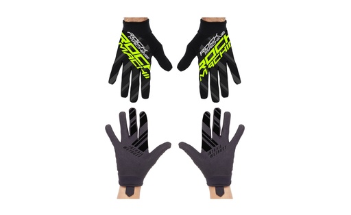 [#BL-199734] Rock Machine Race FF átmeneti hosszú ujjú kerékpáros kesztyű [khaki/fekete, S]