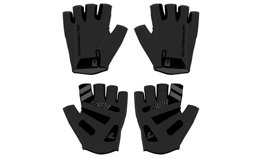 [#BL-236725] Superior Race SF nyári rövid ujjú kerékpáros kesztyű [fekete, L]