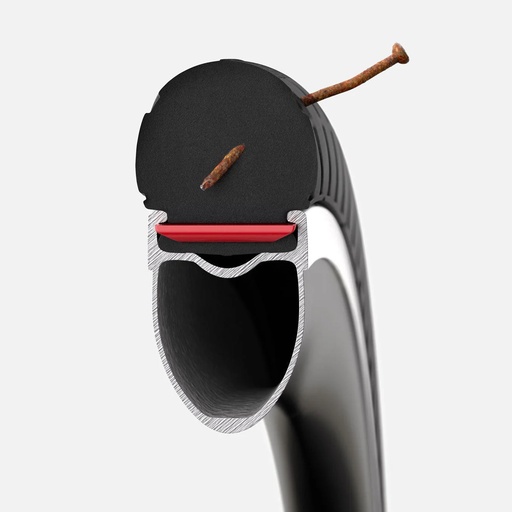 [#BS-00051] Külső Tannus Airless Shield 700x40c fekete 730g