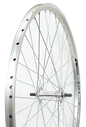 [#BT-15650] Kerék első 26" DW alu. ezüst