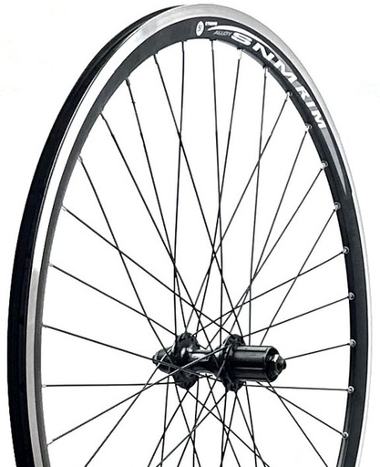 [#BT-15930] Kerék hátsó 700 Road feket CNC