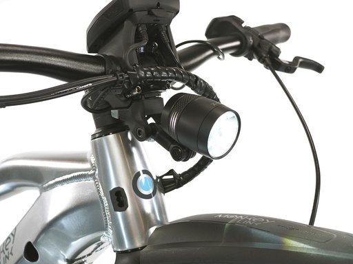 [#BL-180434] MonkeyLink Busch&Müller Lumotec IQ-X 150 Lux Connect első lámpa ebike akkumulátorhoz [fekete]