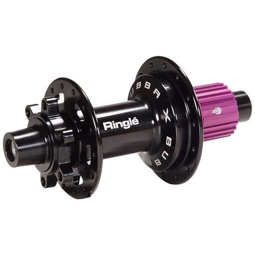 [#BS-281-38185-K005] Agy SUNringlé Bubba X hátsó 6 csavaros 148x12mm 32 lyukas fekete Microspline