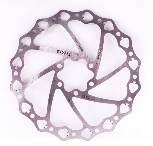 [#BL-115674] a2Z SPV-S 6 csavaros féktárcsa [ezüst, 160 mm, pikk]