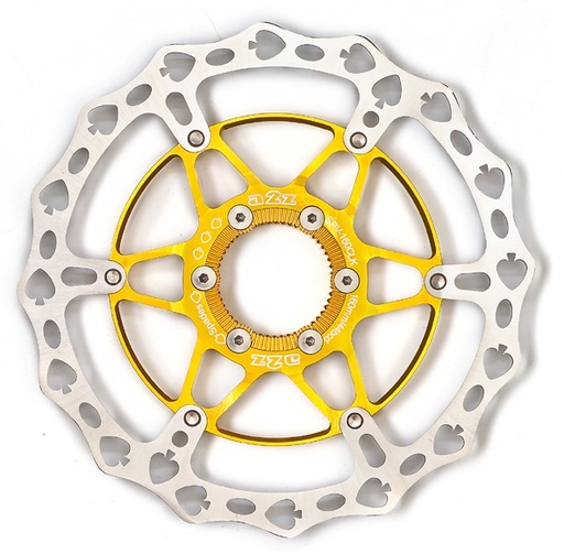 [#BL-139437] a2Z Teppan Yaki SPV CenterLock féktárcsa [arany pikk, 180 mm]
