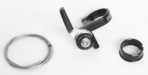 [#BL-104666] Sturmey Archer SLS30 P3 váltókar nyeregcsőre [fekete-ezüst]