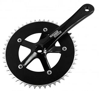 [#BL-106990] Sturmey Archer FCT22 SingleSpeed/Fixie/Pálya 42T négyszögtengelyes hajtómű [fekete, 42, 170 mm]