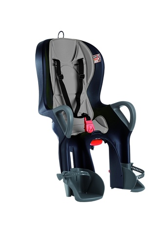 [#BL-38298] Okbaby 10+ vázra szerelhető gyerekülés [fekete-szürke]