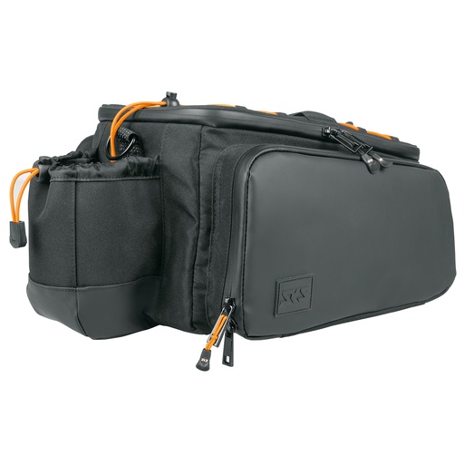 [#BL-254116] SKS-Germany Infinity Urban Trunkbag XL bővíthető kompakt táska csomagtartó tetejére [fekete]