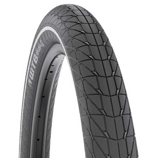 [#BL-220022] WTB Groov-E Comp DNA Flat Guard reflexcsíkos drótperemes 27,5"-os gumiköpeny [2.4, fekete]