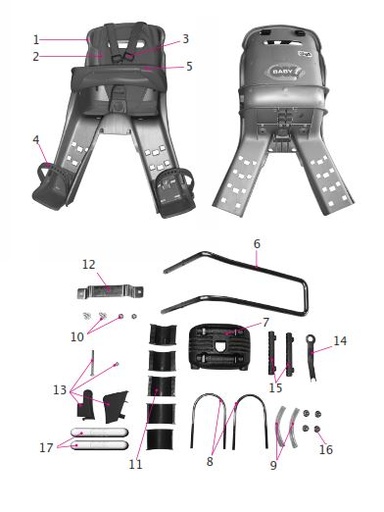 [#BL-160602] Okbaby Orion tartórúd gyermeküléshez
