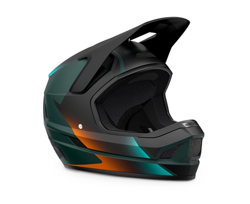 [#BL-234115] Bluegrass Legit fullface kerékpáros sisak [matt zöld-narancs, 58-60 cm (L)]