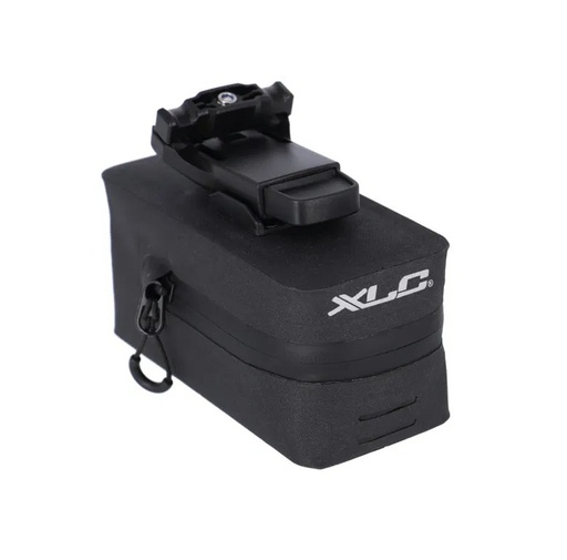 [#VP-250 17 170 15] XLC BA-S44 Fidlock Push nyeregtáska 0,85l 16×7×7,5cm fekete/antracit vízálló