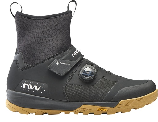 [#BF-80224001-91-42] Cipő NORTHWAVE MTB KINGROCK PLUS GTX 42 téli, fekete/homok MINTA