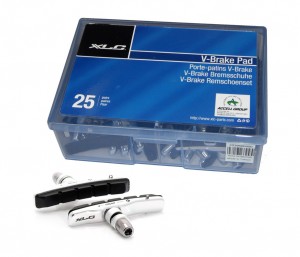 [#VP-203 96 004 00] Fékbetét V-fék 72 mm cserélhető 25 pár fekete