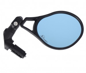 [#VP-250 32 500 96] Visszapillantó tükör pedelec, kormányvégbe, 14,8-23mm, jobb, törésbiztos acél Blue HD MR-K29