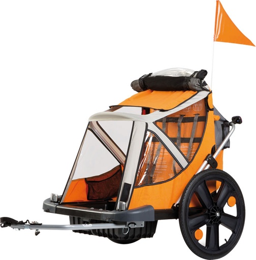 [#BF-01TRLTS0011] Utánfutó BELLELLI B-TRAVEL gyermekszállító narancs