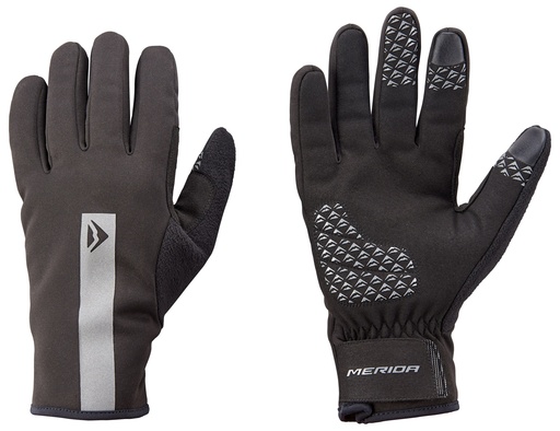 [#BF-2280010529] Kesztyű MERIDA WINTER GEL hosszú S fekete-szürke