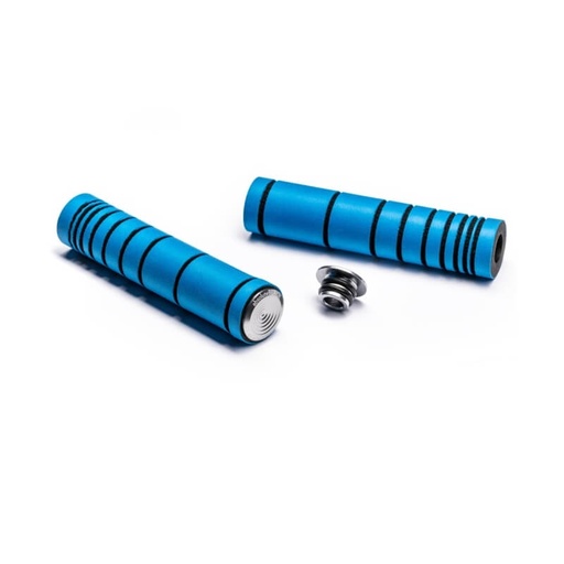 [#BS-ABGRIP/BL] AB Grip MTB 2-komponensű markolat alumínium végdugóval kék