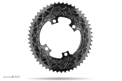 [#BS-ROV50/4BK] Lánckerék Országúti OVAL 110BCD asszim Shimano 9000/6800 4 lyukas fekete 50T