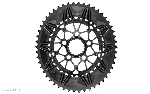 [#BS-ROVCAN/5236BK] Lánckerék Országúti OVAL SpideRing direct mount Cannondale fekete 52/36 szett
