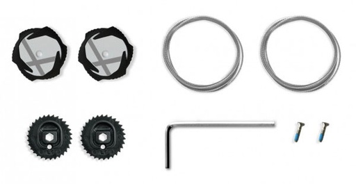 [#BF-81212021-11] NORTHWAVE CIPŐTARTOZÉK SLW X-DIAL csat szett, fekete-fehér