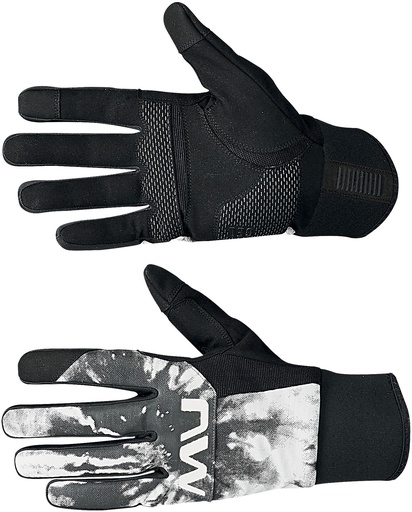 [#BF-89212038-18-M] Kesztyű NORTHWAVE FAST GEL REFLEX téli hosszú, fekete/fényvisszaverős