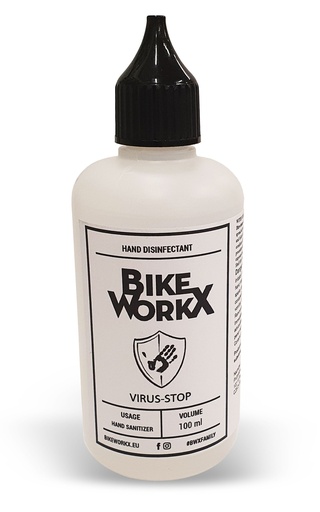[#BF-BCOVID/100] Fertőtlenítő folyadék BIKEWORKX VIRUS-STOP 100 ml