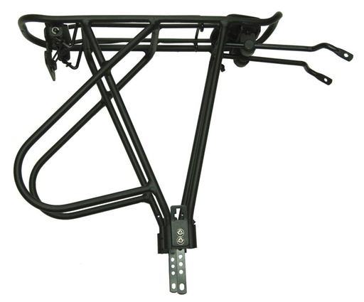 [#BF-CL-436-1-BLK] Csomagtartó BIKEFUN MULTIRACK Alu 24-28 feket állítható - CL-436-1-BLK
