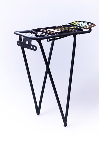 [#BF-CL-586-1-BLK-28] Csomagtartó BIKEFUN BASIC Alu 28 fekete - CL-586-1-BLK-28