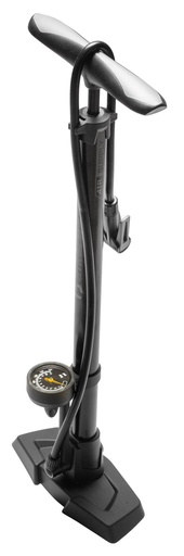 [#BF-GF-55E/BK] Pumpa BIKEFUN SIROCCO műhely acél, nyomásmérővel, fekete - GF-55E/BK