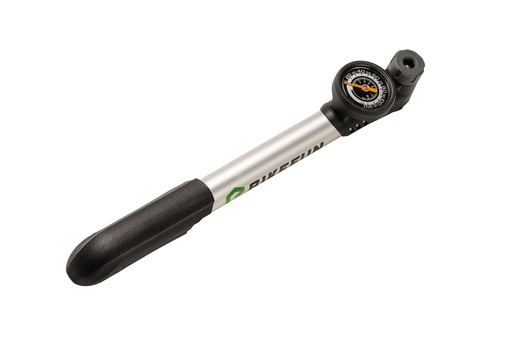 [#BF-GP-43CA] Pumpa BIKEFUN MISTRAL GAUGE mini alu, nyomásmérővel, ezüst - GP-43CA