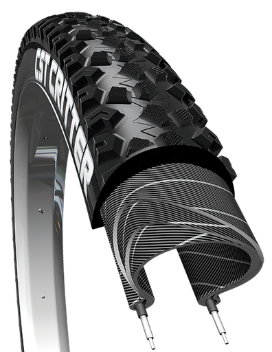[#BF-K29X210C1600F] Külső CST CRITTER 29X2.10 (52-622) C1600 Folding EPS Defektvédelemmel