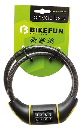 [#BF-L5046] Lakat BIKEFUN RIDDLE sodrony 10x800, 4 kódos - L5046