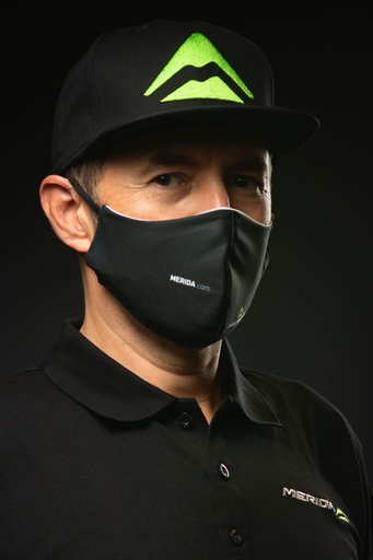 [#BF-MASZK-ME-M] Maszk MERIDA fekete unisex állítható pánttal - MASZK-ME-M